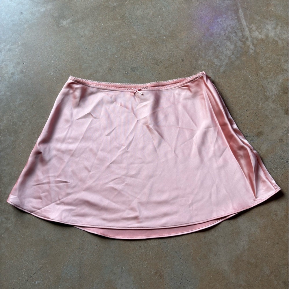 Wild Fable Satin Mini Skirt
